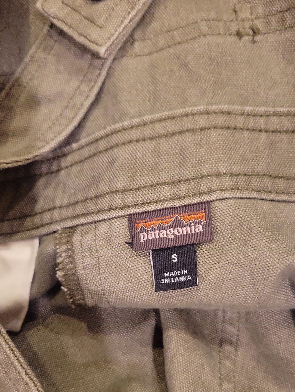 Patagonia Green Carpenter Overalls Hemp Blend Small - Picture 5 of 5